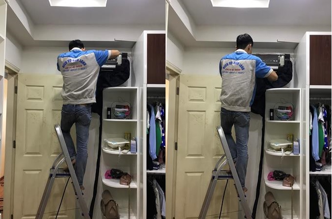 Thợ bảo dưỡng điều hòa tại Hai Bà Trưng